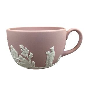 Wedgwood Pink Jasperware Teacup Made In England